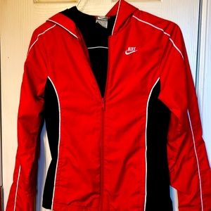Nike sportswear jacket with hood. Lined